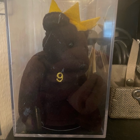 1961 “61” Home Run King #9 Roger Maris Bamm Beano Collectors Bear w/ case - Picture 2 of 4